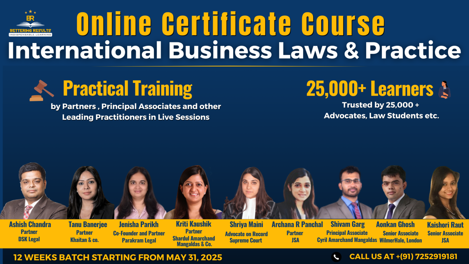 Courses Bettering Results