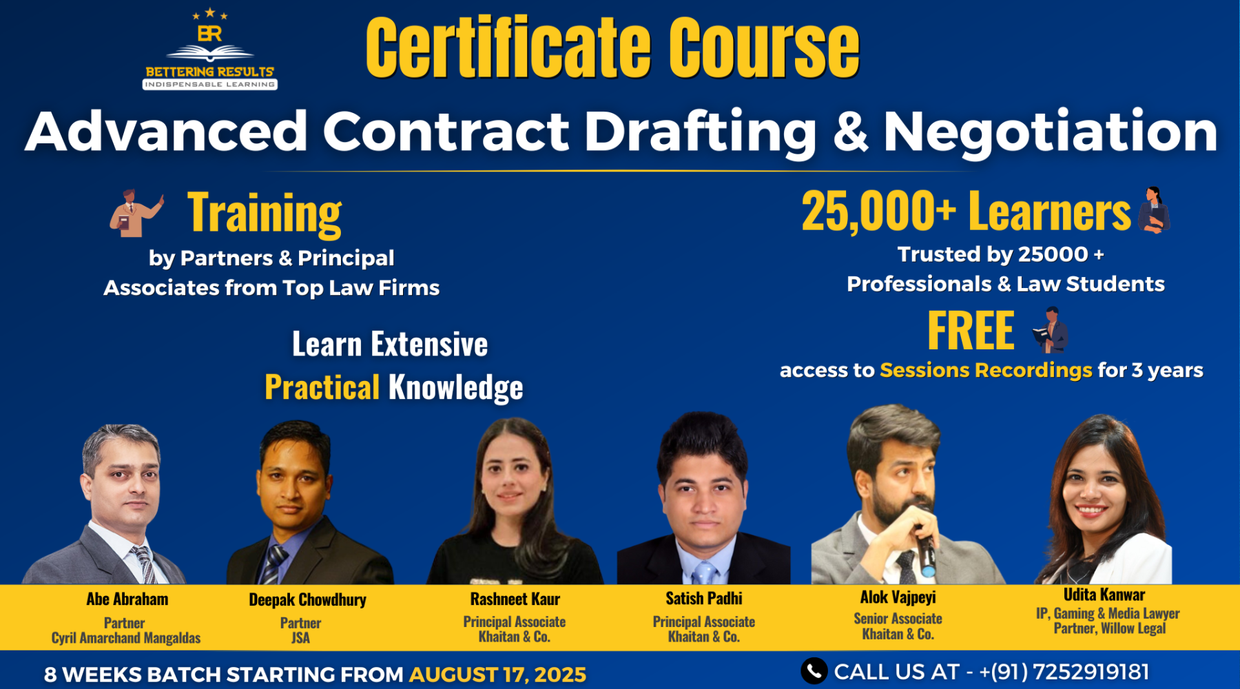 Contract Drafting & Negotiation Course by Bettering Results Batch -2